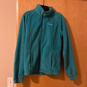 Girls Columbia Fleece Jacket - Teal - Size 18/20